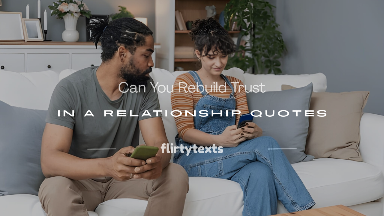 can you rebuild trust in a relationship