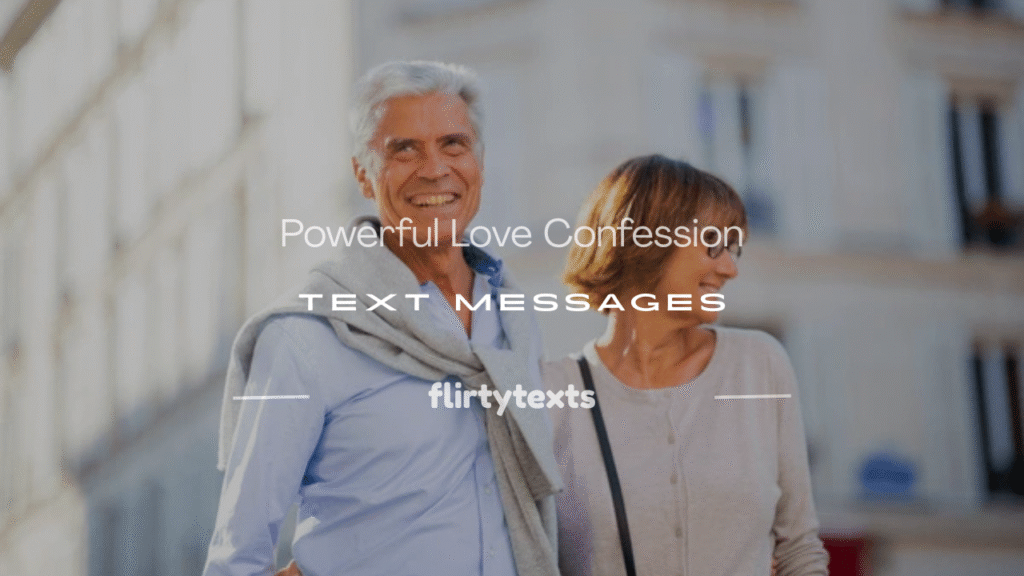 love confession text message